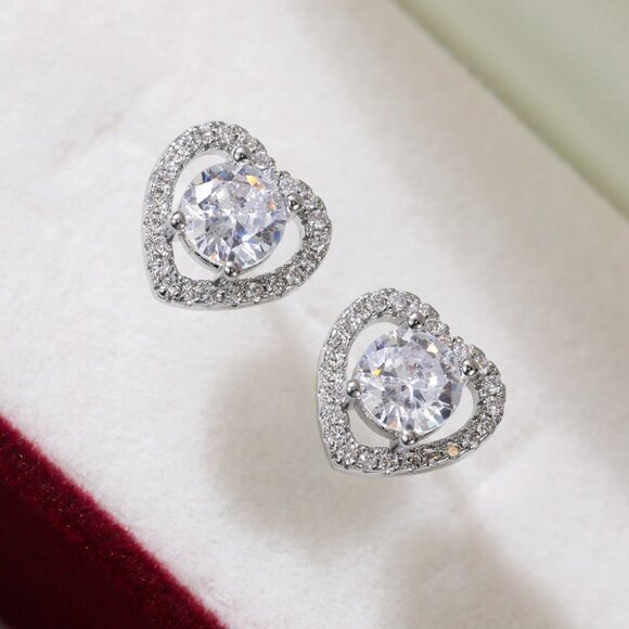 Stud Beautiful Shiny Jewelry Stud Earrings for Women, INDN8587 - Picture 4 of 4